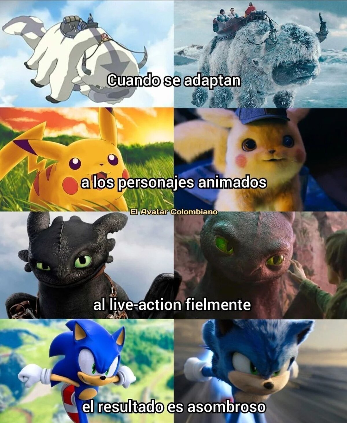 Hay que saber adaptar animaciones