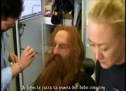 La broma del Actor de Gimli en el set del Señor de los anillos