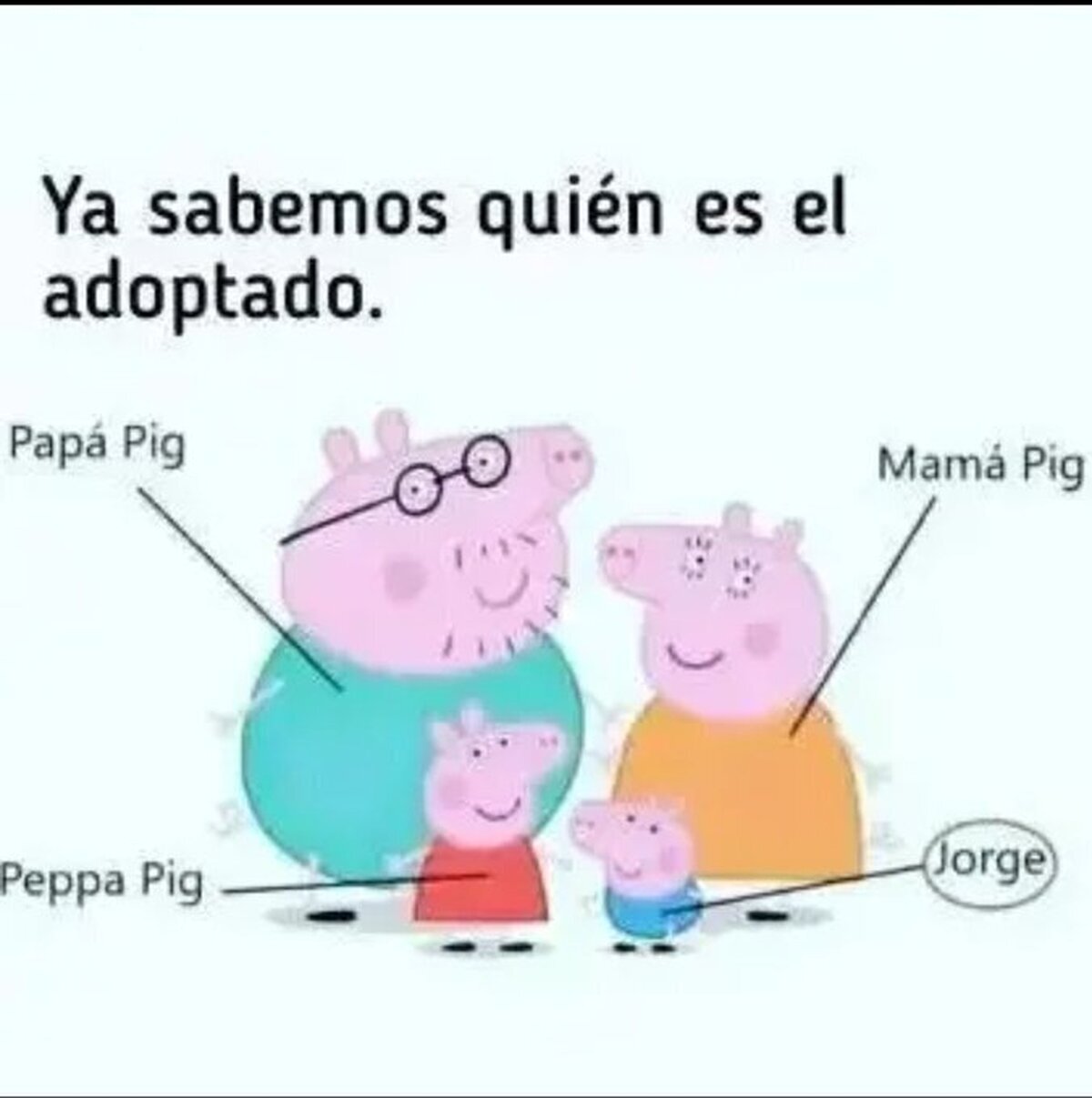 El adoptado en Peppa Pig
