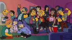 Increíble como ha cambiado el chiste del sofa de los Simpsons