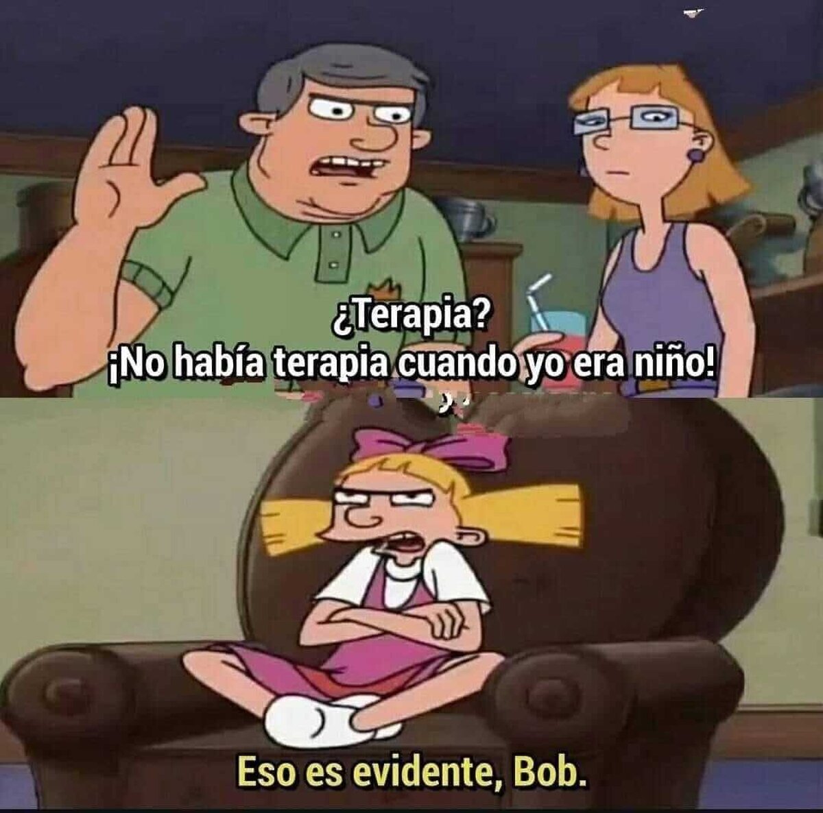 Te hacía falta terapia...