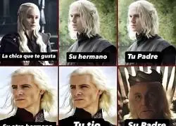 Qué complicado es hacer esto con los Targaryen...