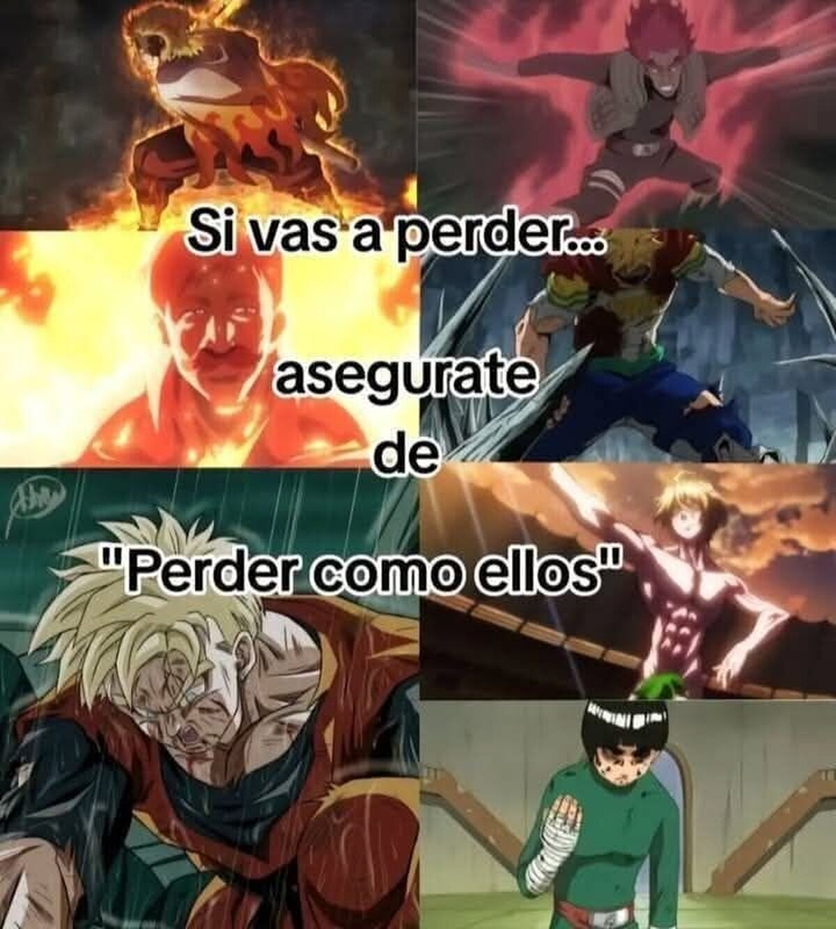 Perder como ganador