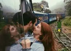 Siempre he querido una foto así en un tren