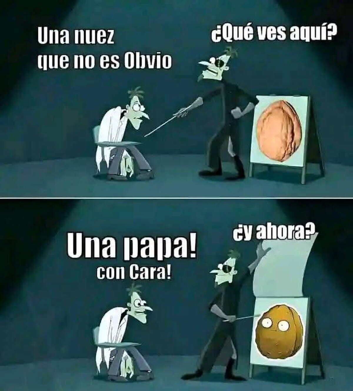 ¿Cómo que es una nuez?