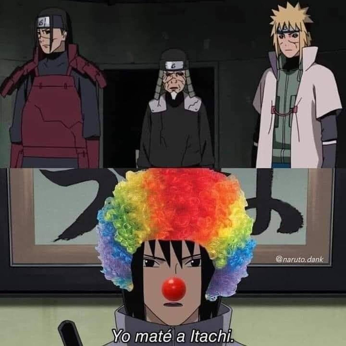 Muy gracioso, Sasuke