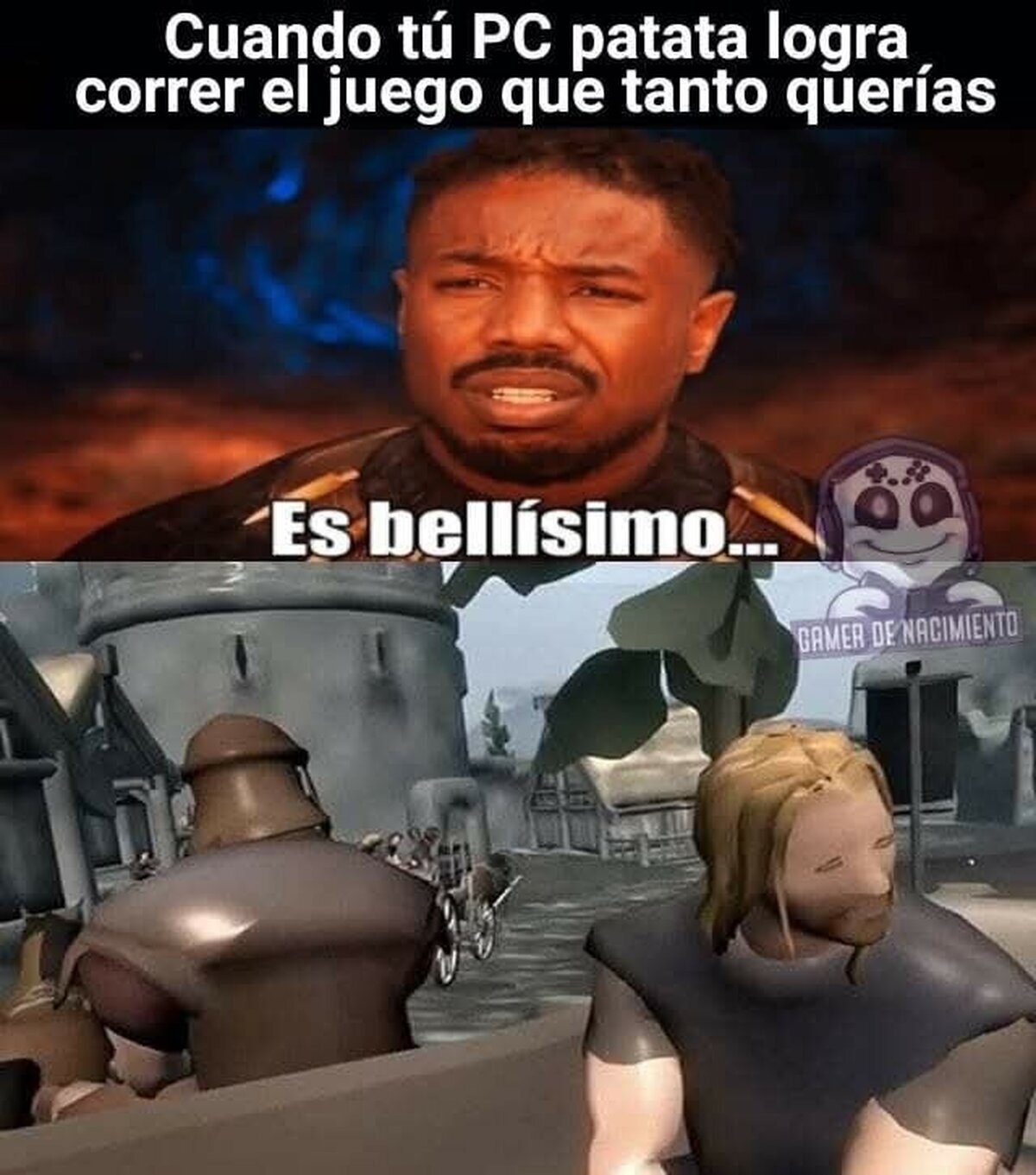 Con todo el poder que tenía...