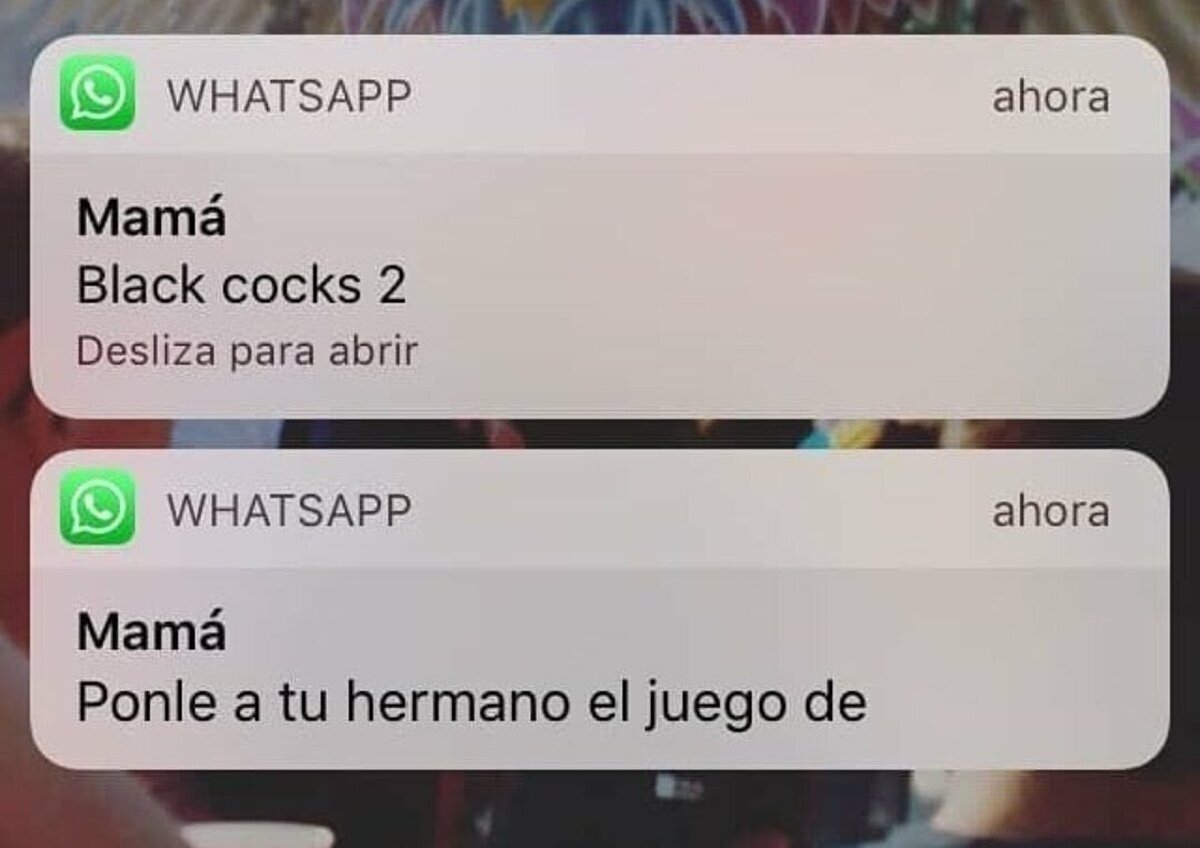 Mamá, así no se llama