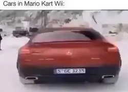 Los coches en el Mario Kart de wii