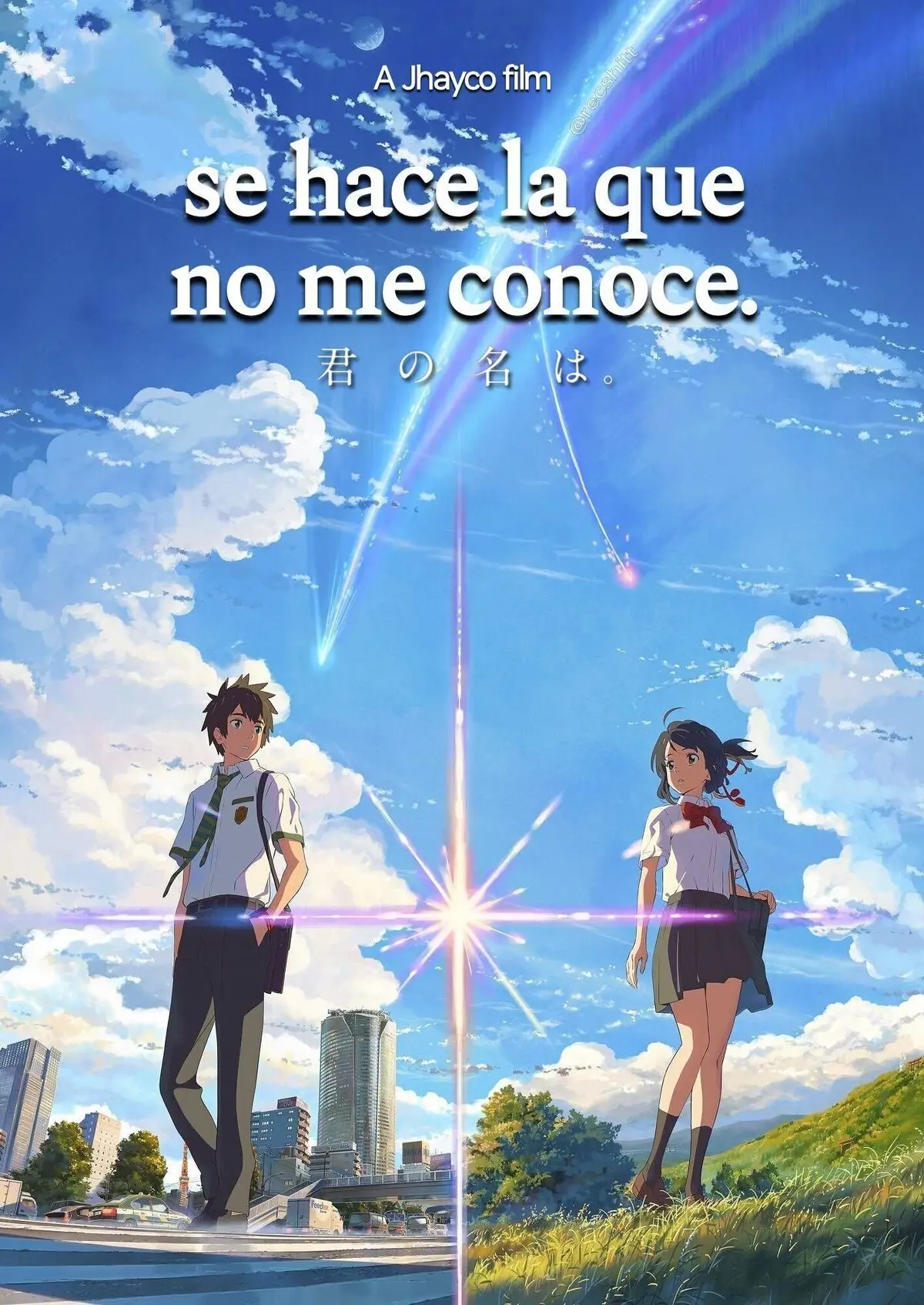 Dicen que este era el nombre alternativo par Your name
