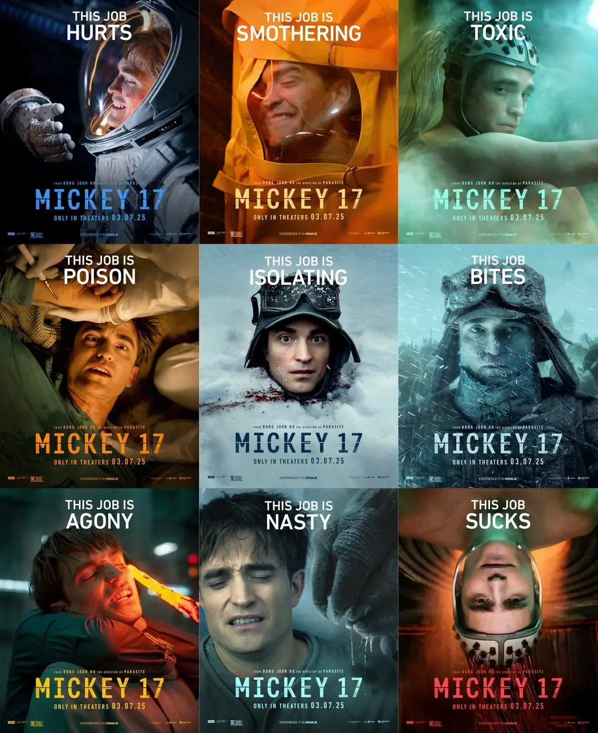 De los posters más originales que he visto: Mickey 17