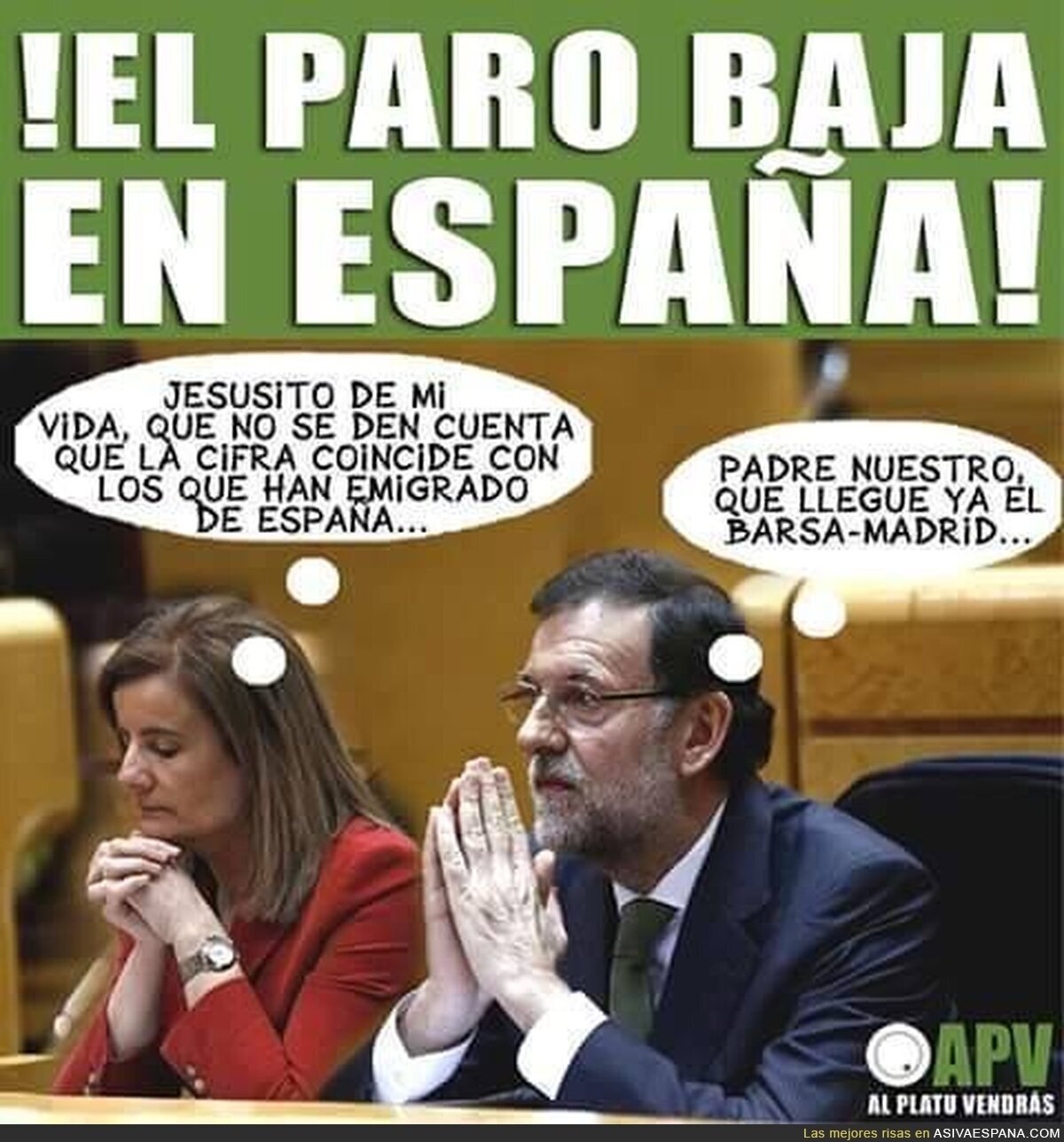 ¡El paro baja en España!