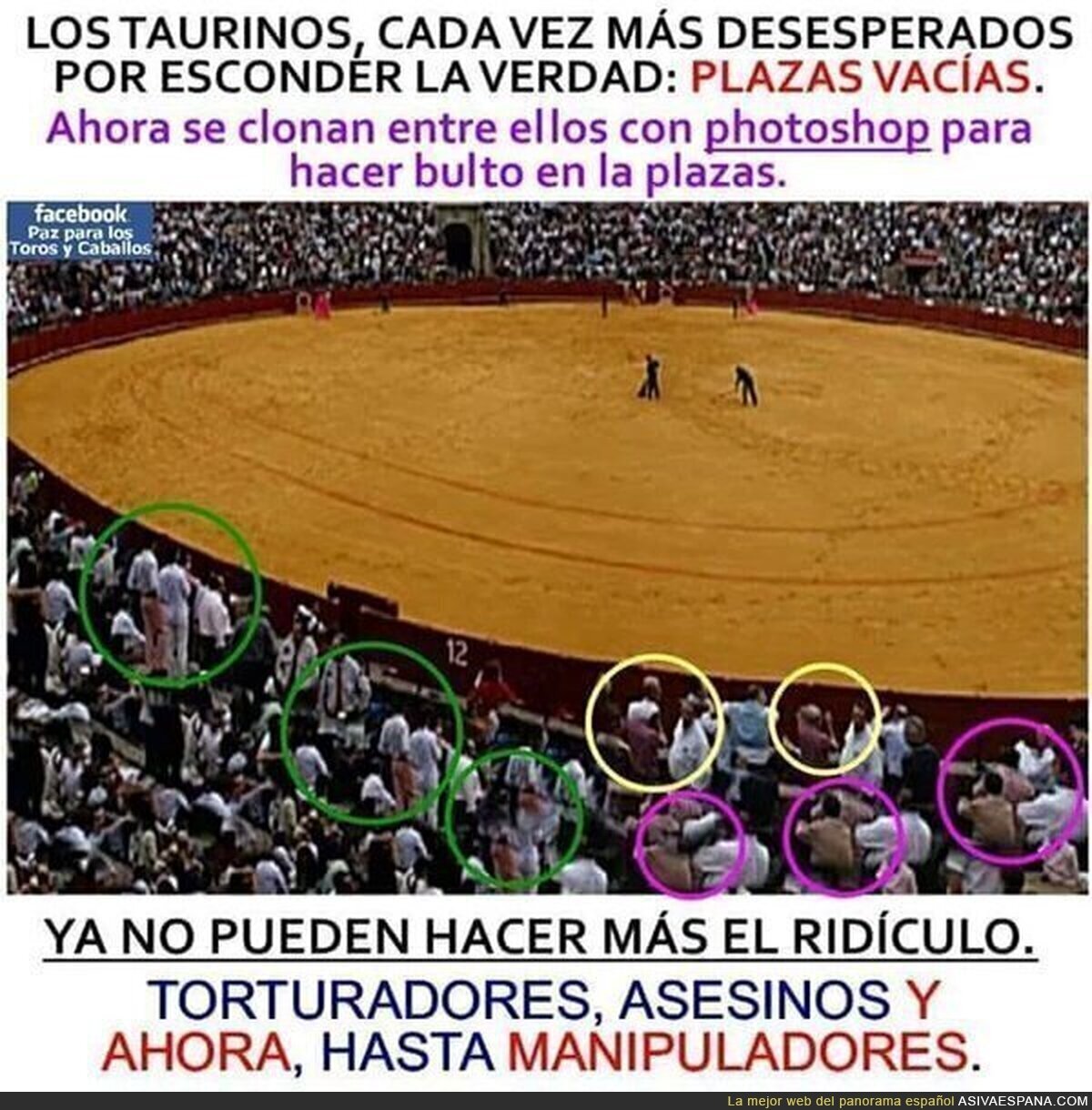 O está de moda llevar clones a los toros, o aquí hay algo raro