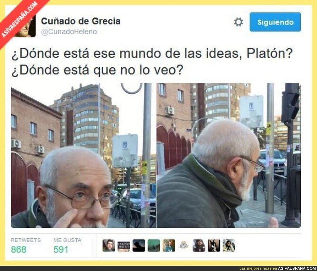 "¿¿Acaso vosotros veis el oxígeno insensatos??"