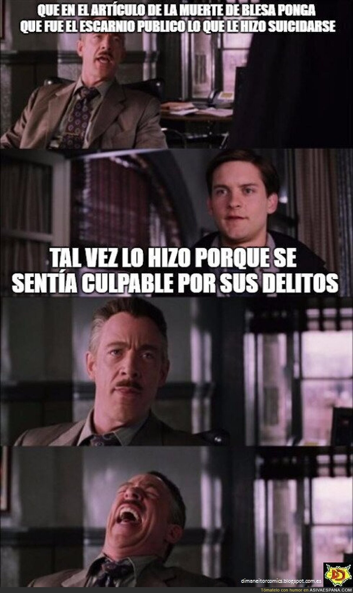 Ya sabemos de que pie cojea el periódico de J. Jonah Jameson