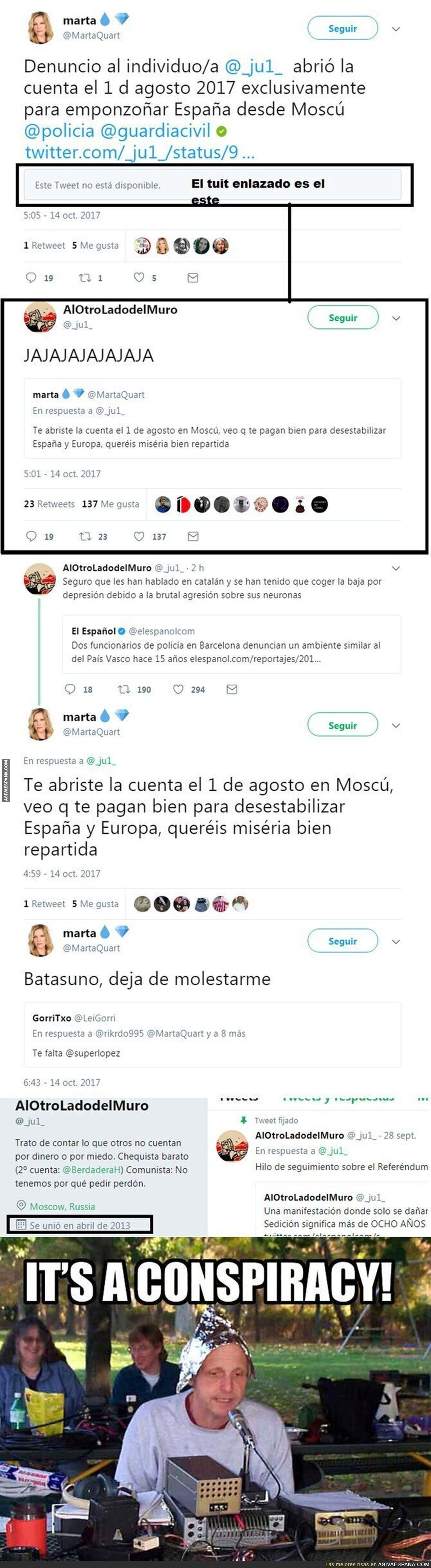 Cuando ves soviéticos conspirando contra España por todas partes