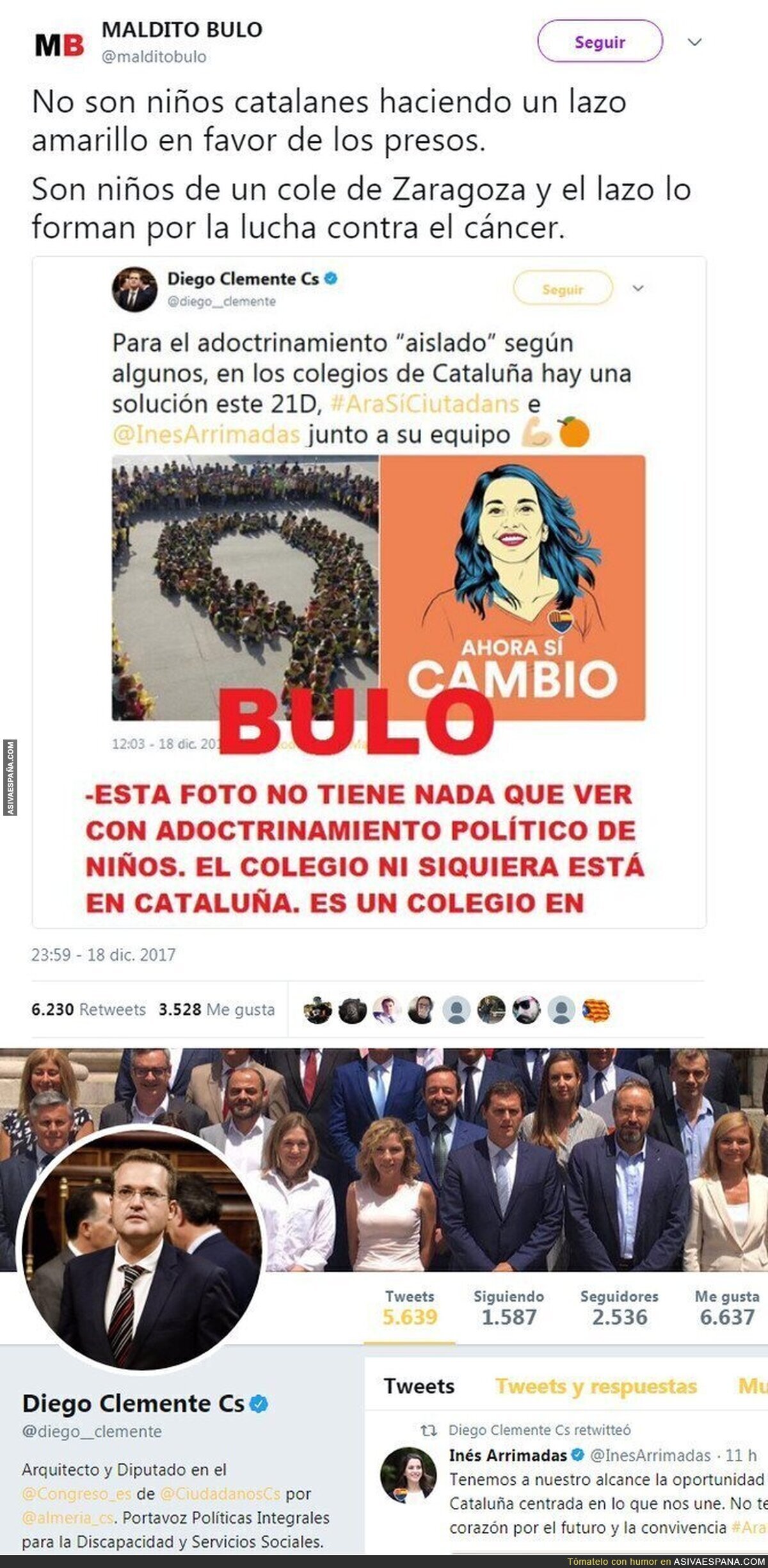 Cazan a otro diputado de Ciudadanos manipulando con fin de generar odio