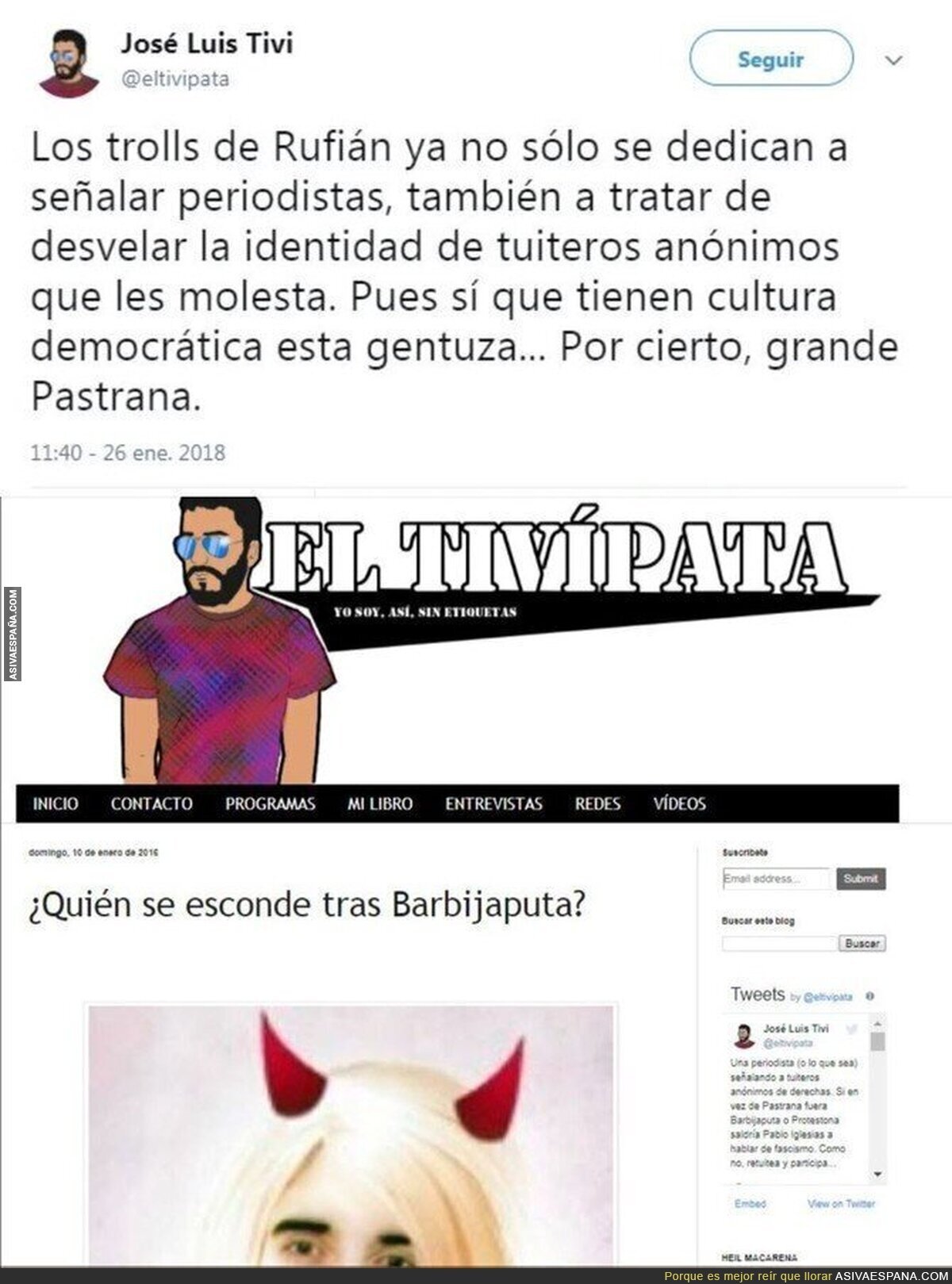 Intenta dar lecciones y esto es lo que hacía en el pasado