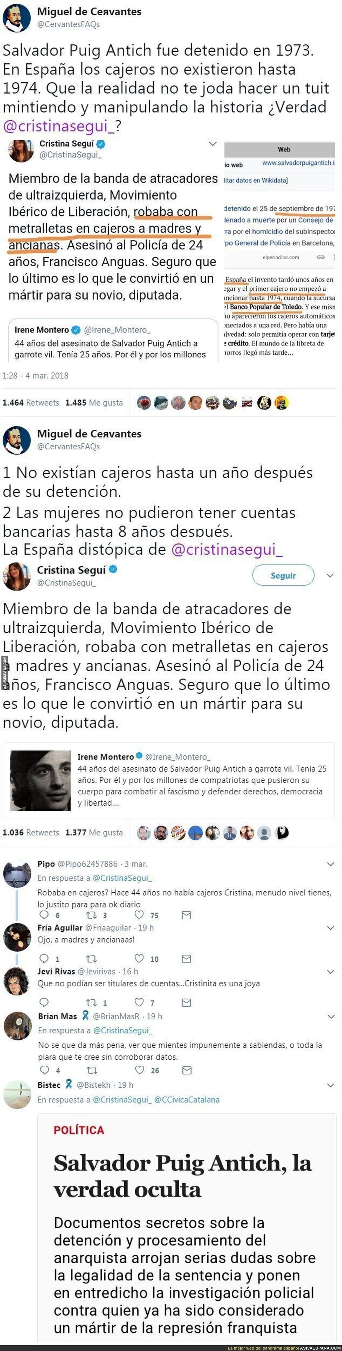 Cristina Seguí doctorada en la universidad InventOkDiario