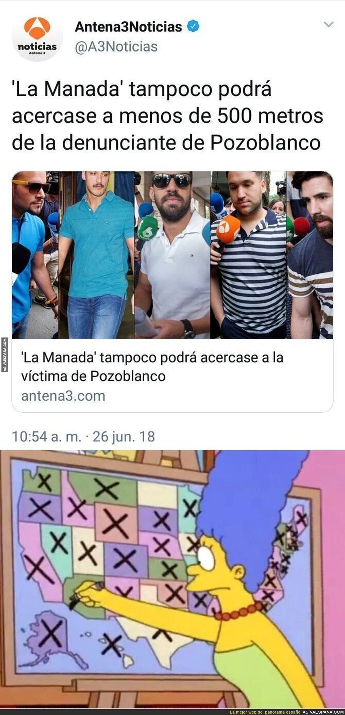 'La Manada' se queda sin territorio