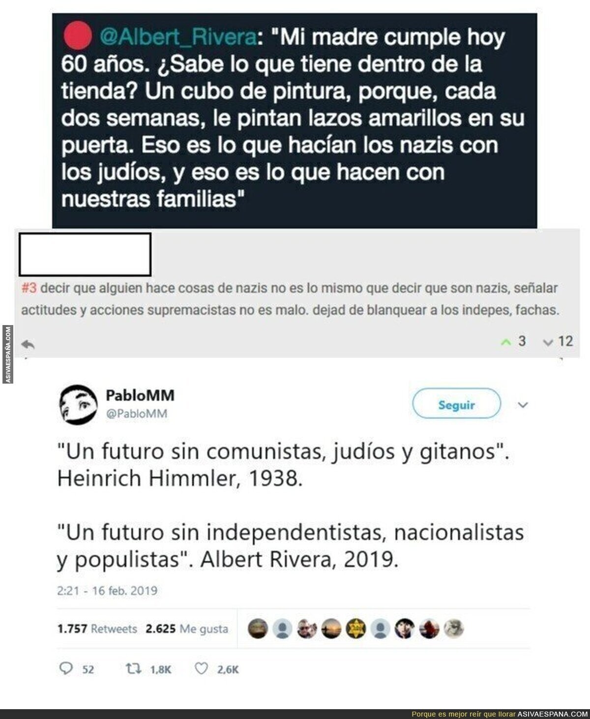 Comparaciones odiosas