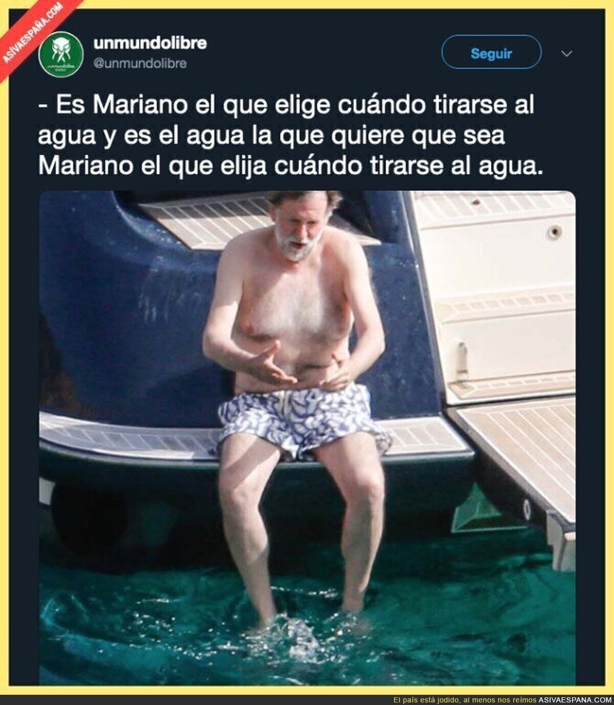 Mariano veraneando