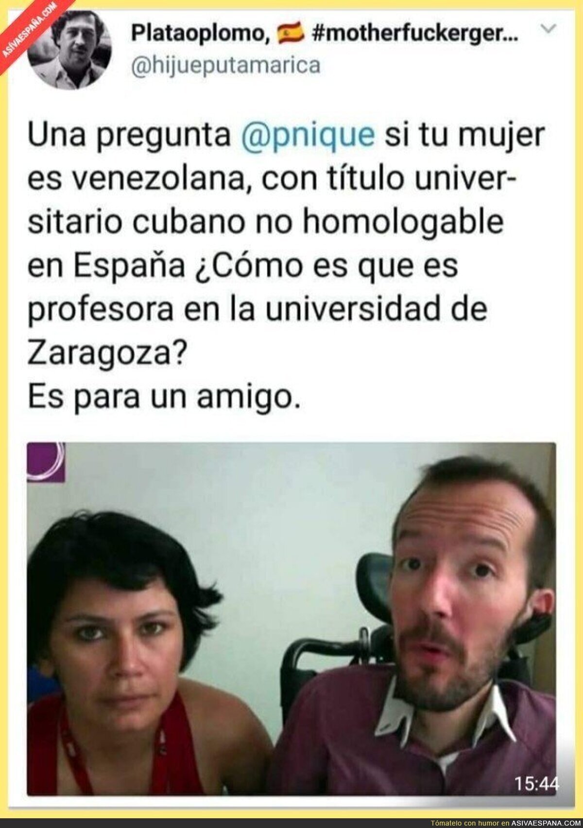 Es para un camarada