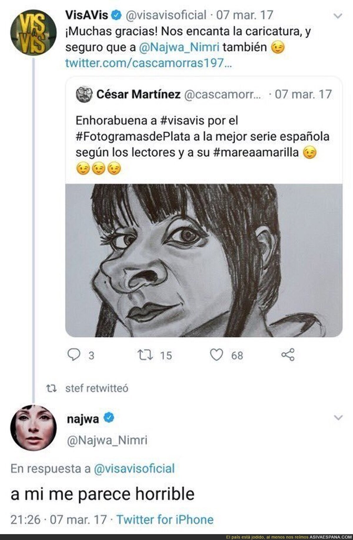 El día que Najwa Nimri destrozó a un fan