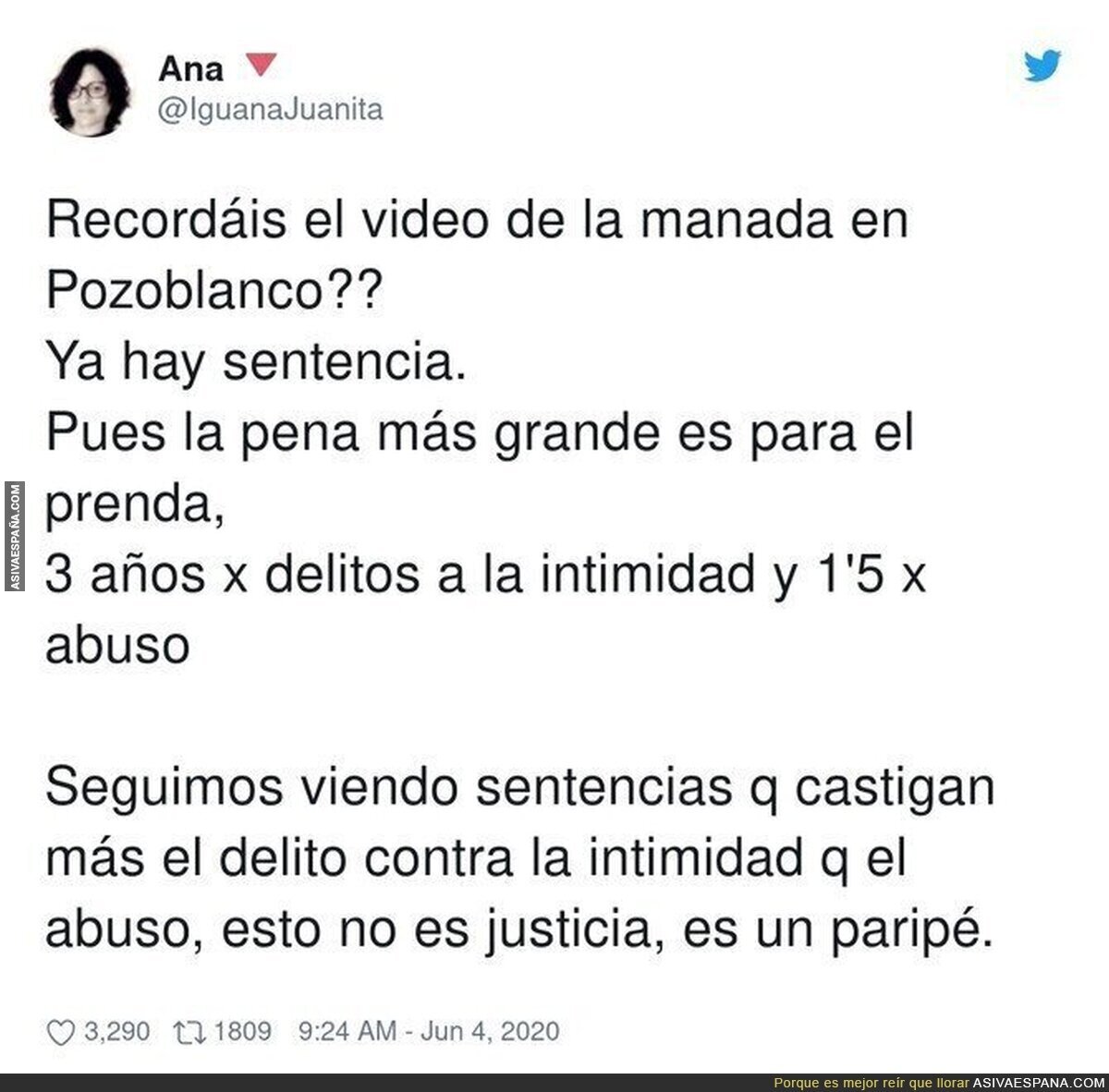 La justicia está desnortada totalmente