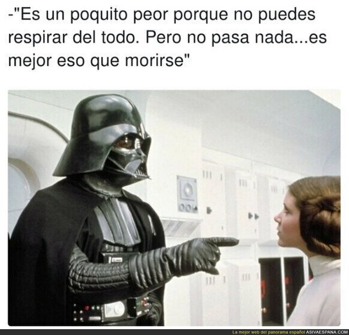 Como si lo hubiesen dicho en Star Wars