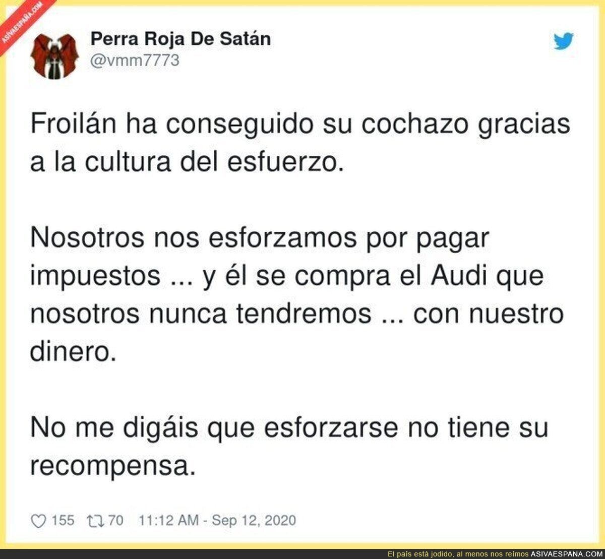 El gran mérito de Froilán