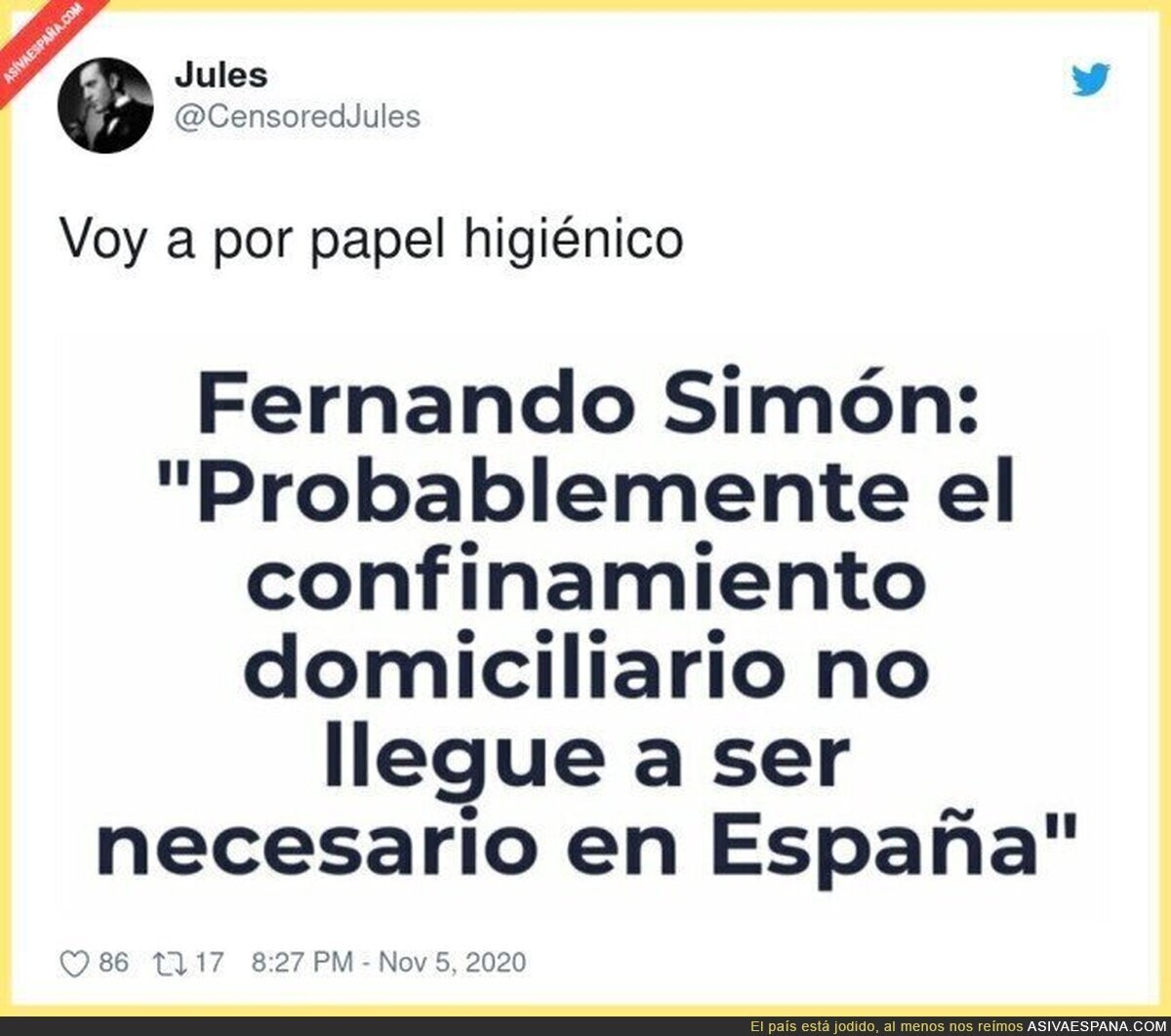 Se pone fea la situación en España