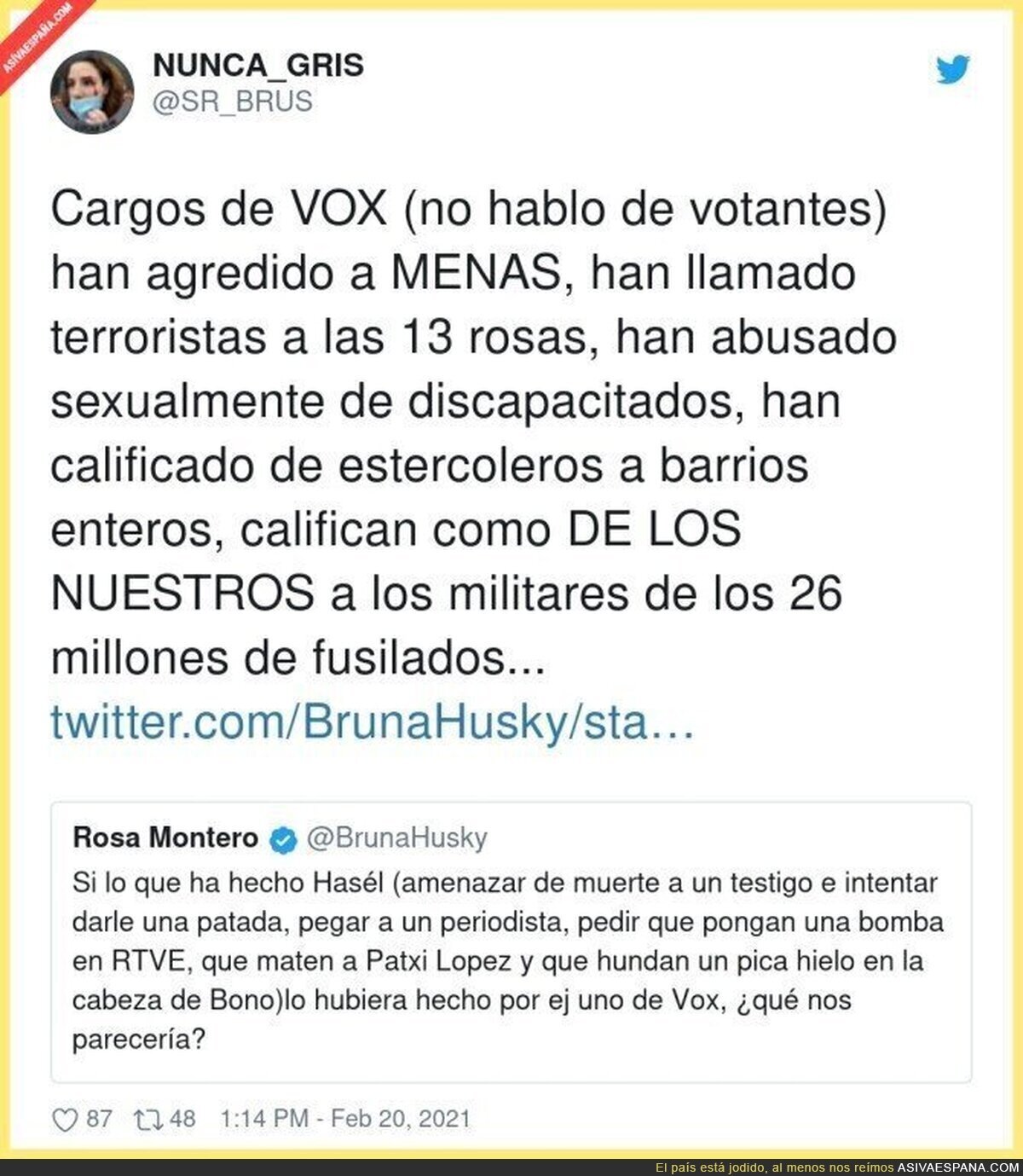 Los de VOX no son unos santos