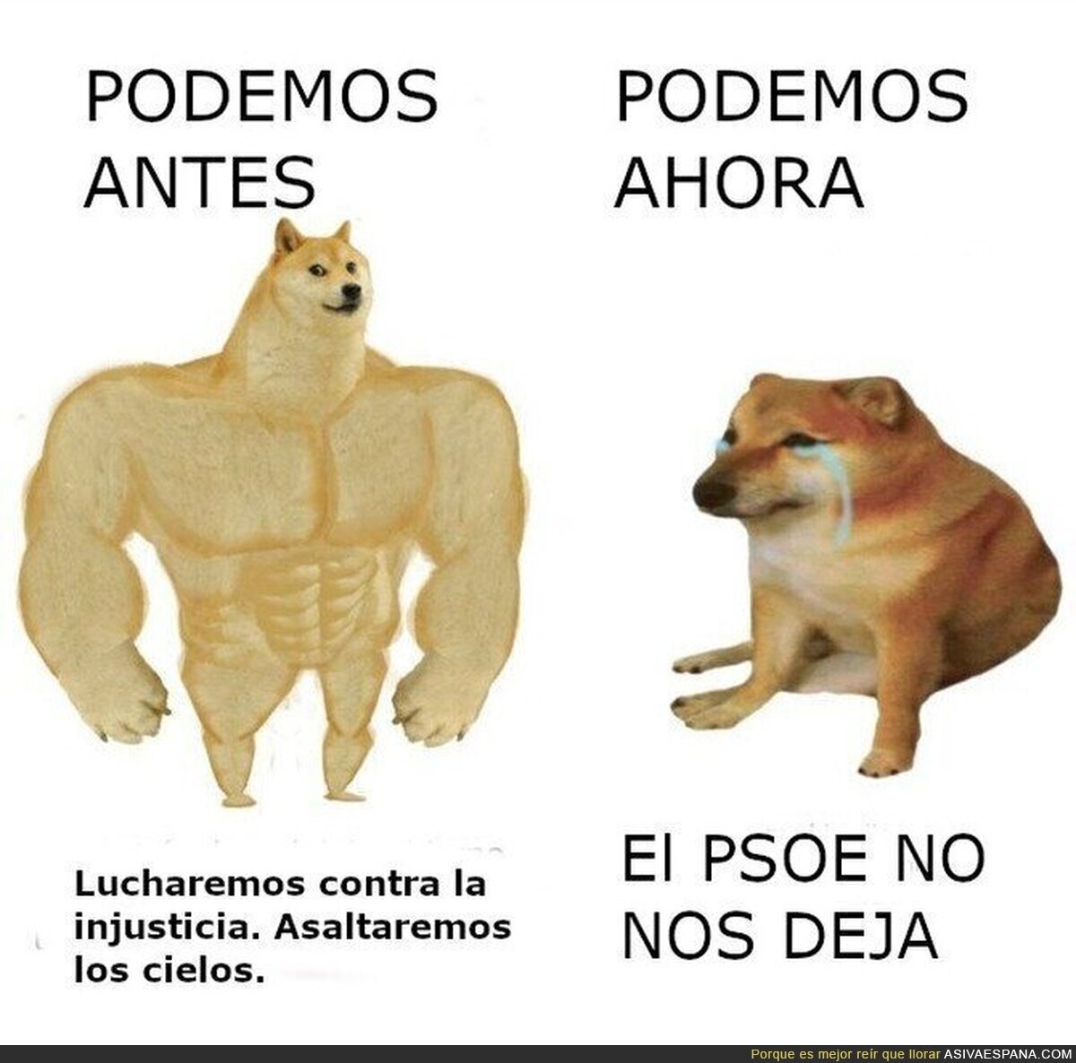 Pudimos y no quisimos