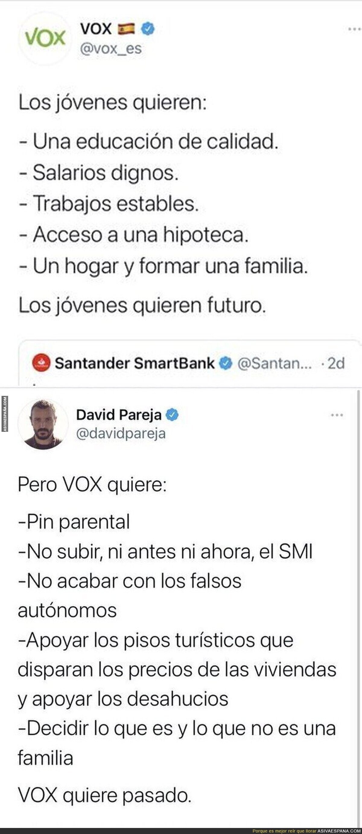 Las contradicciones de VOX