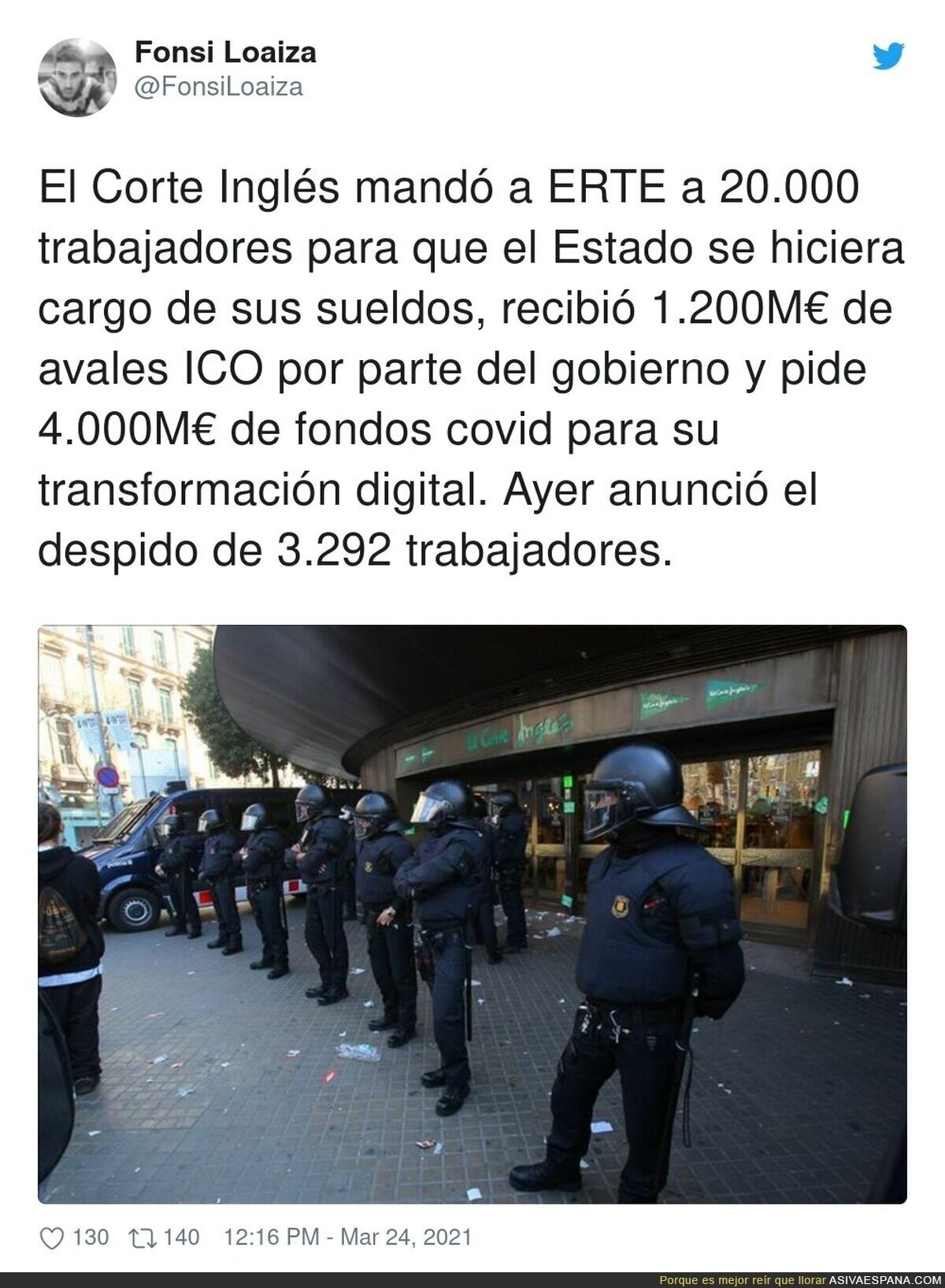 Así son las políticas de El Corte Inglés