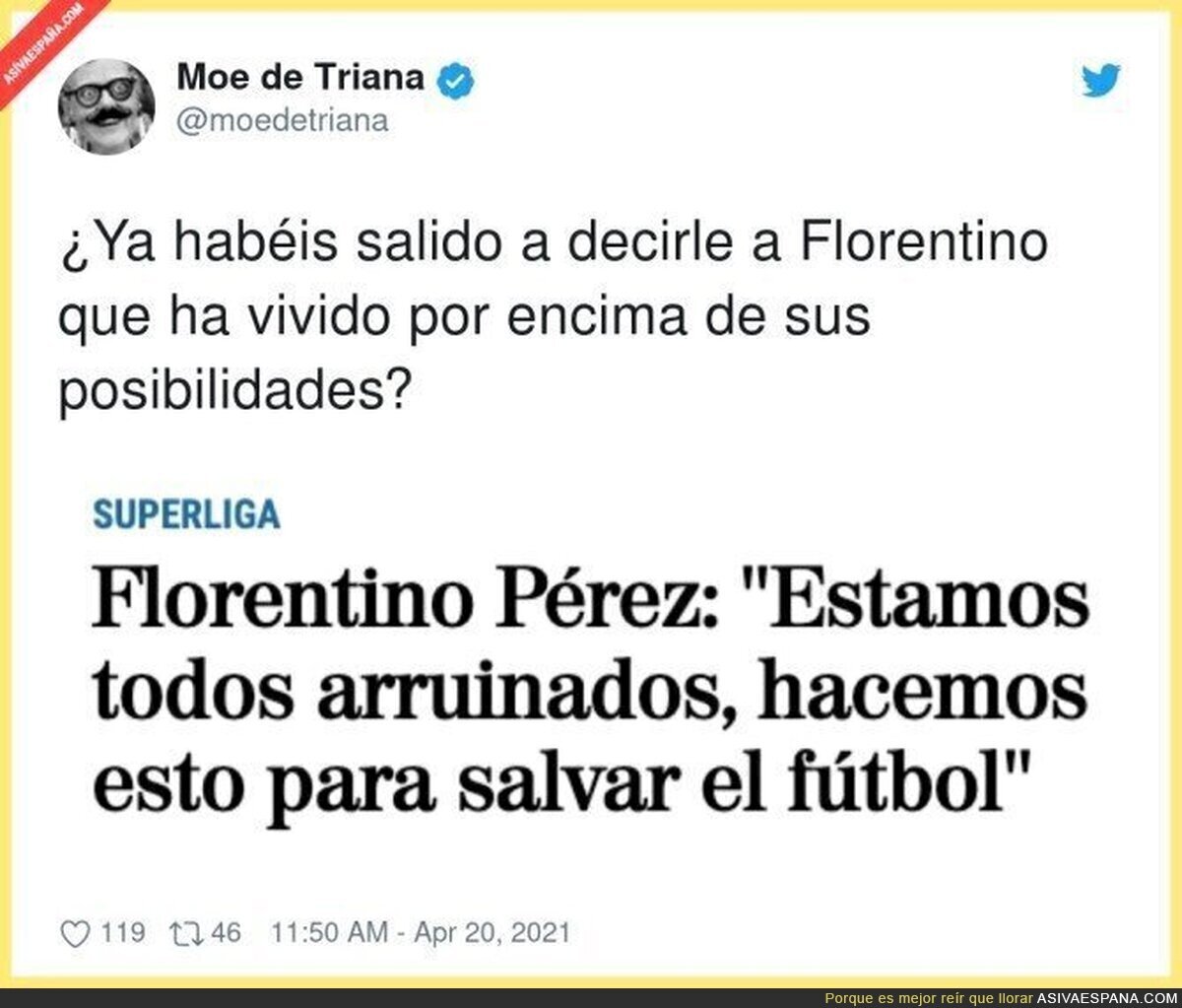 Es lo que tiene querer vivir a lo grande como si fuesen jeques