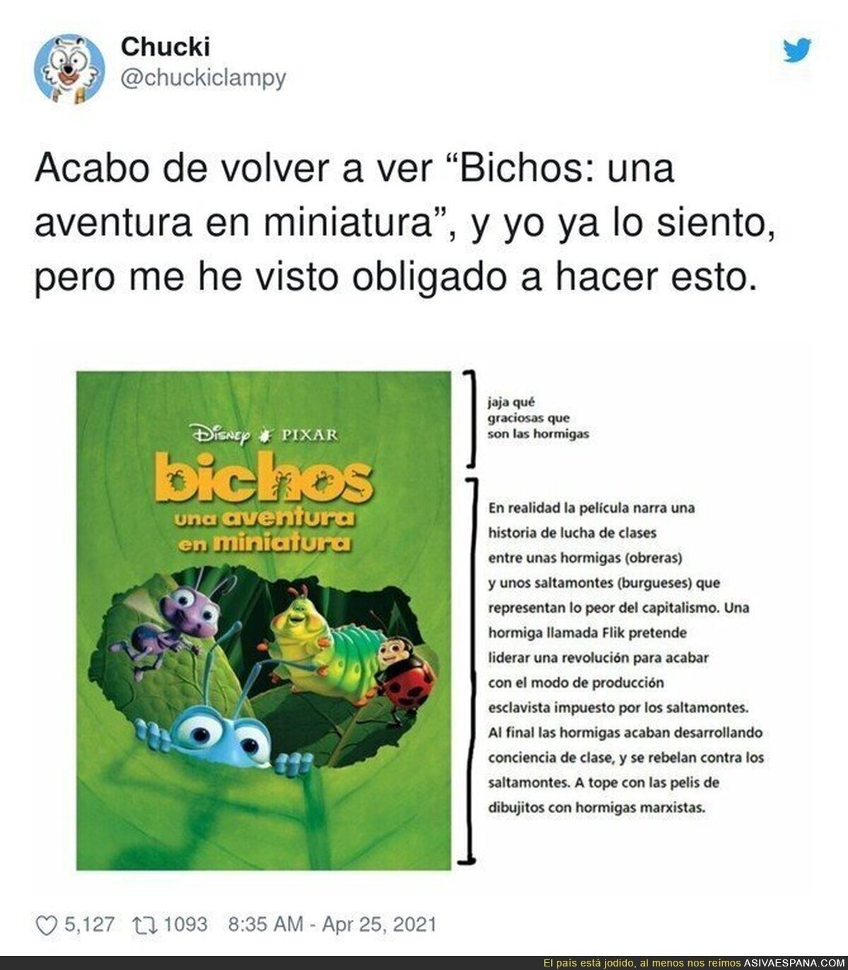 Bichos y todo lo que esconde detrás