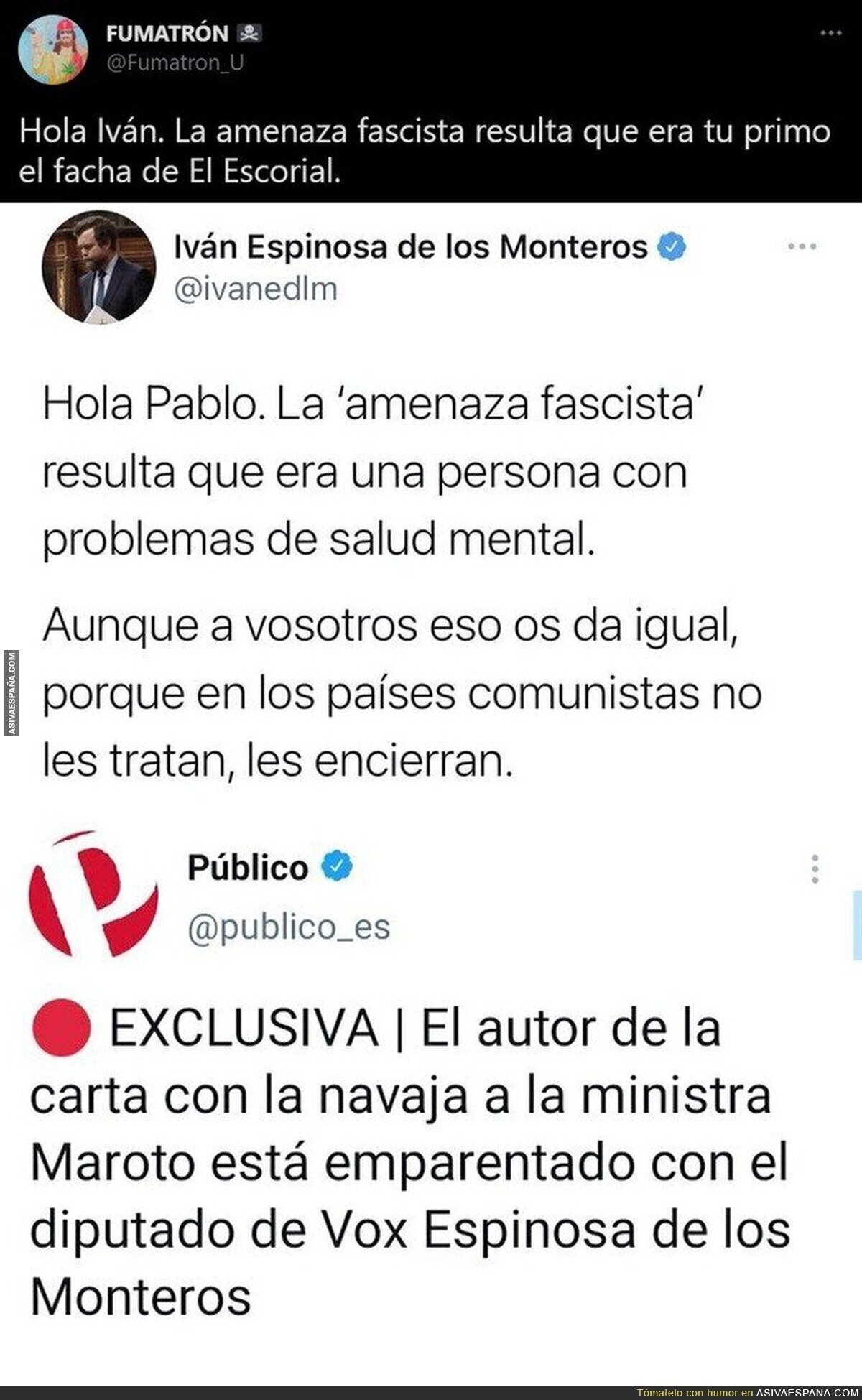 La historia mejora por momentos y deja en VOX en muy mal lugar