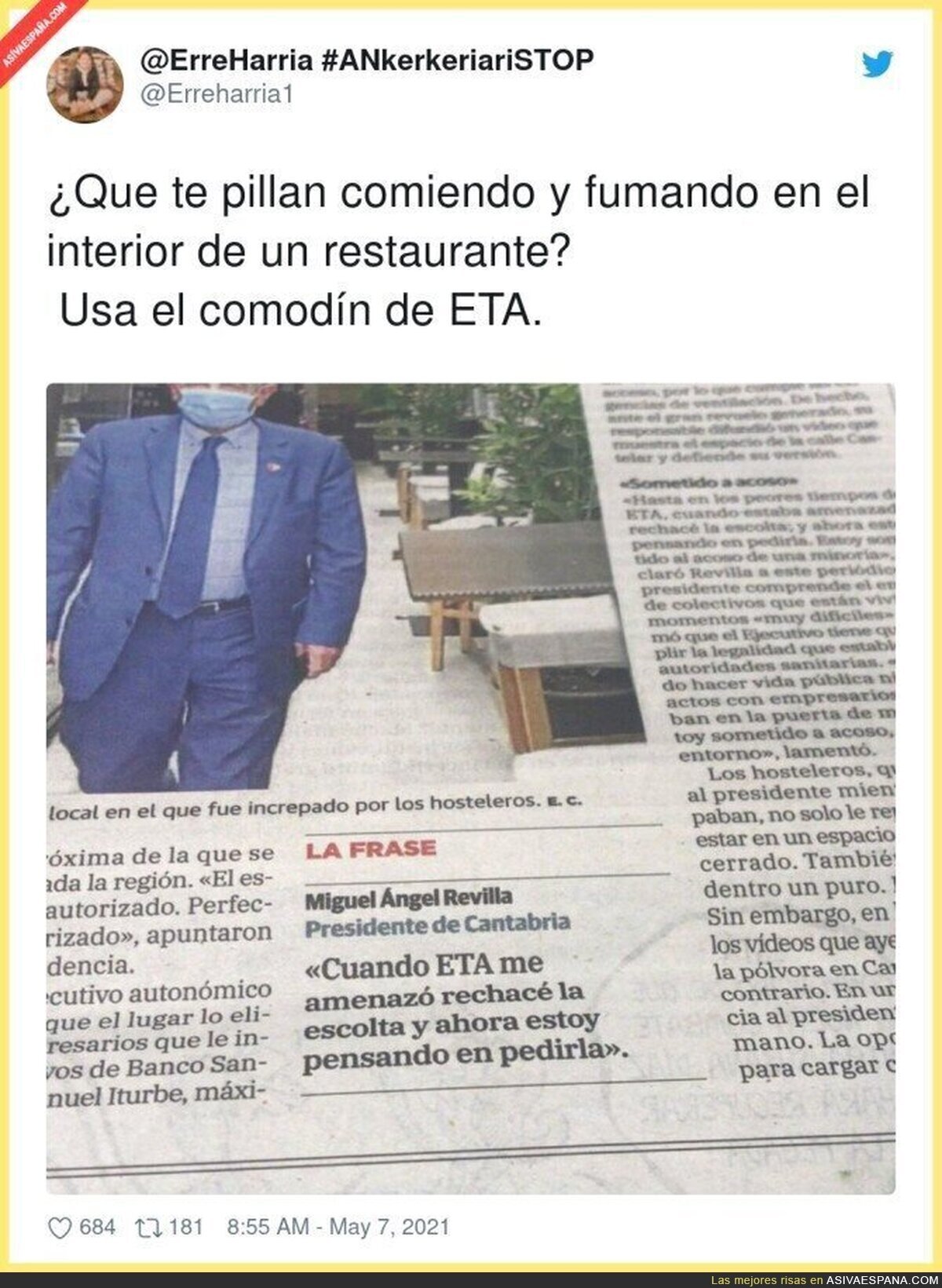 El comodín de ETA nunca falla