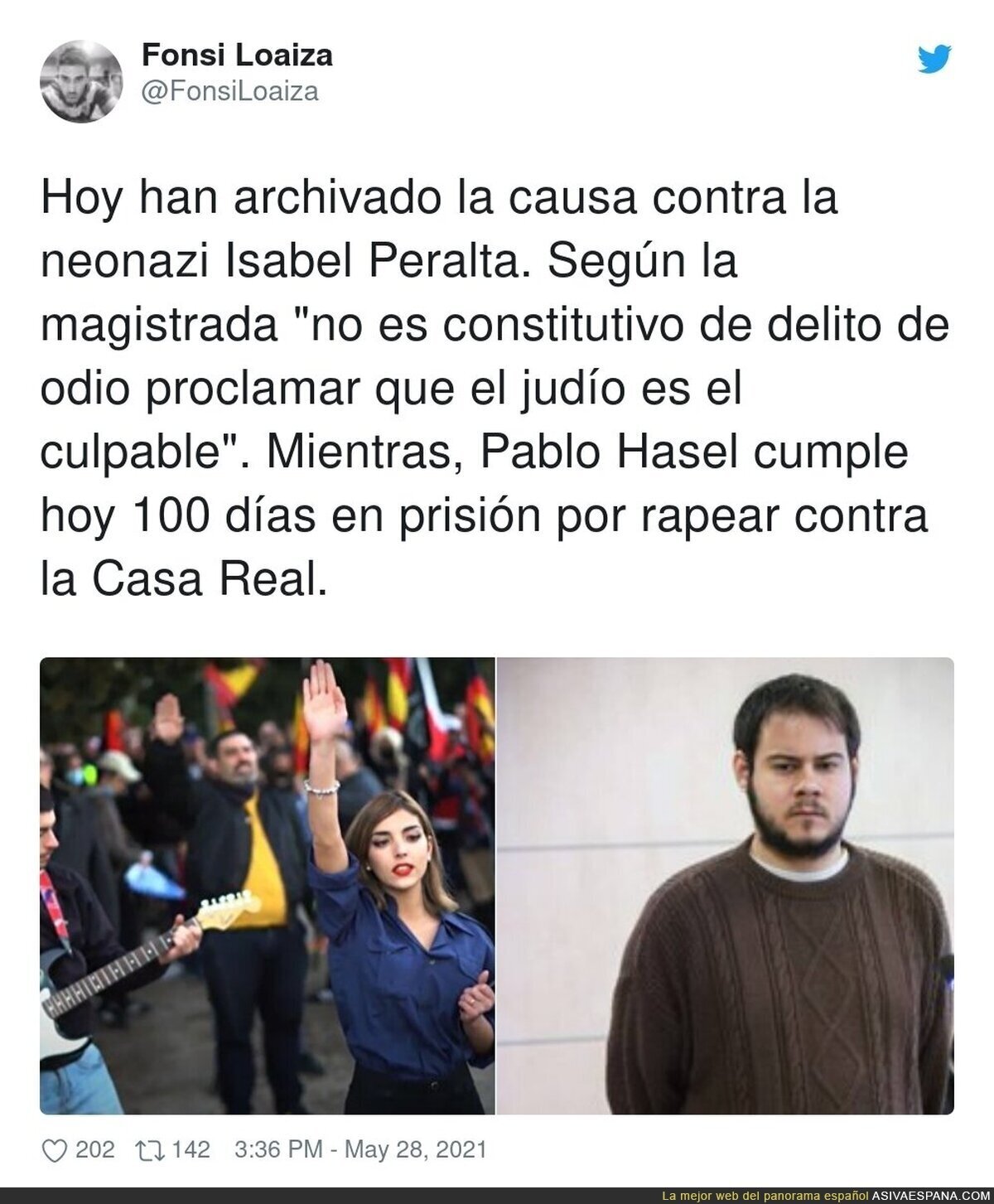 Éso pasa porque nos vendieron una transición falsa y el fascismo sigue en nuestras instituciones, por @FonsiLoaiza