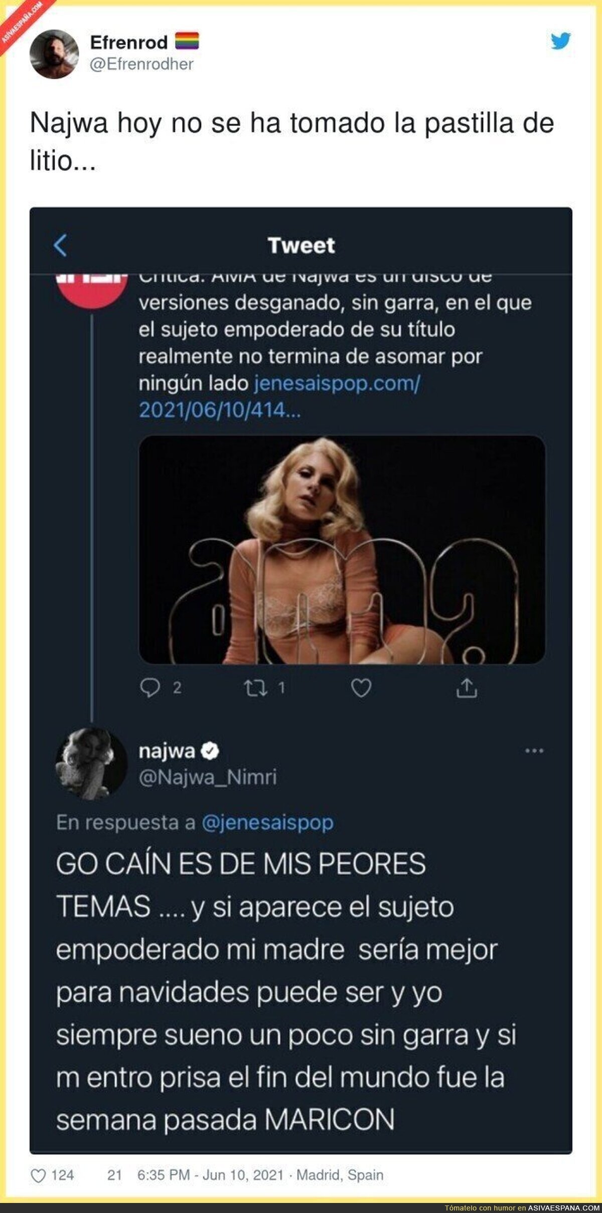 ¿Pero qué le pasa a Najwa?