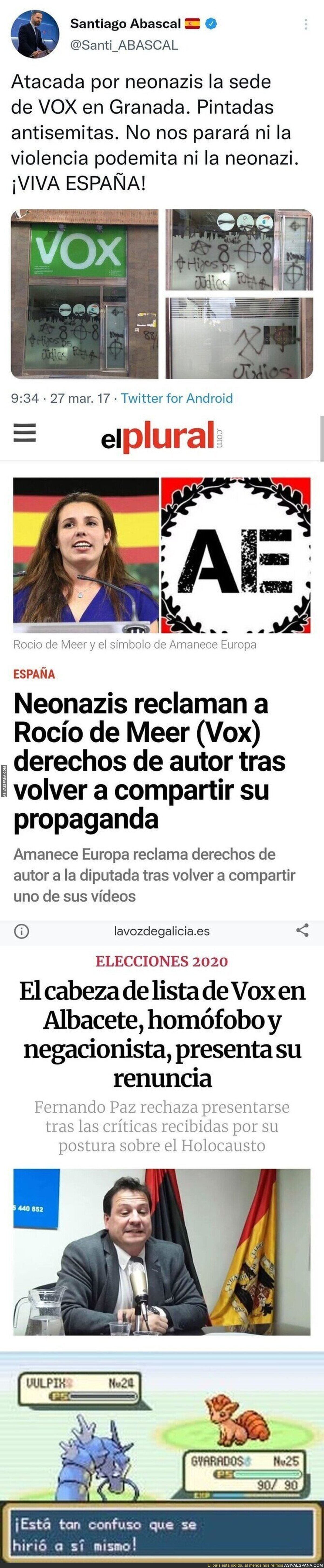 Los neonazis están confusos