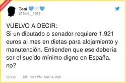 En este país hay gente que vive tan puñeteramente bien sin dar golpe..., por @Toni__1978