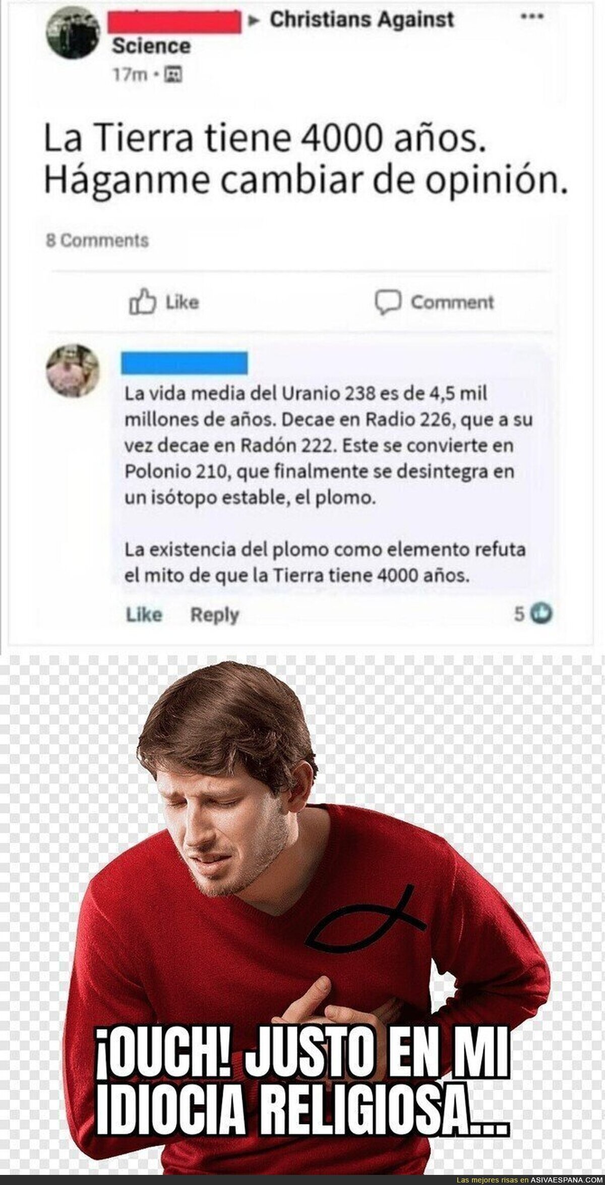 Vida real VS la estupidez de los evangélicos