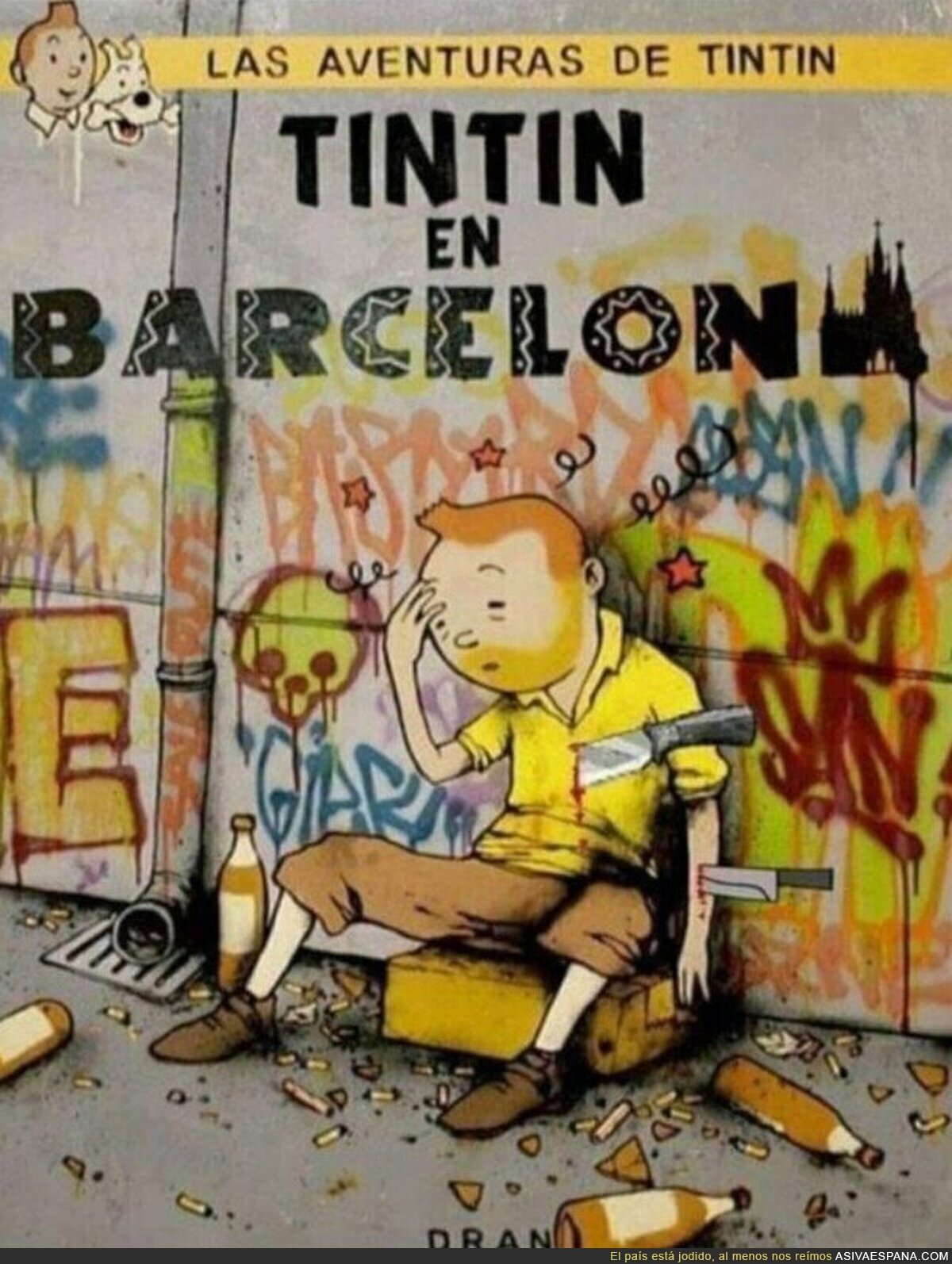 Menuda aventura de Tintín