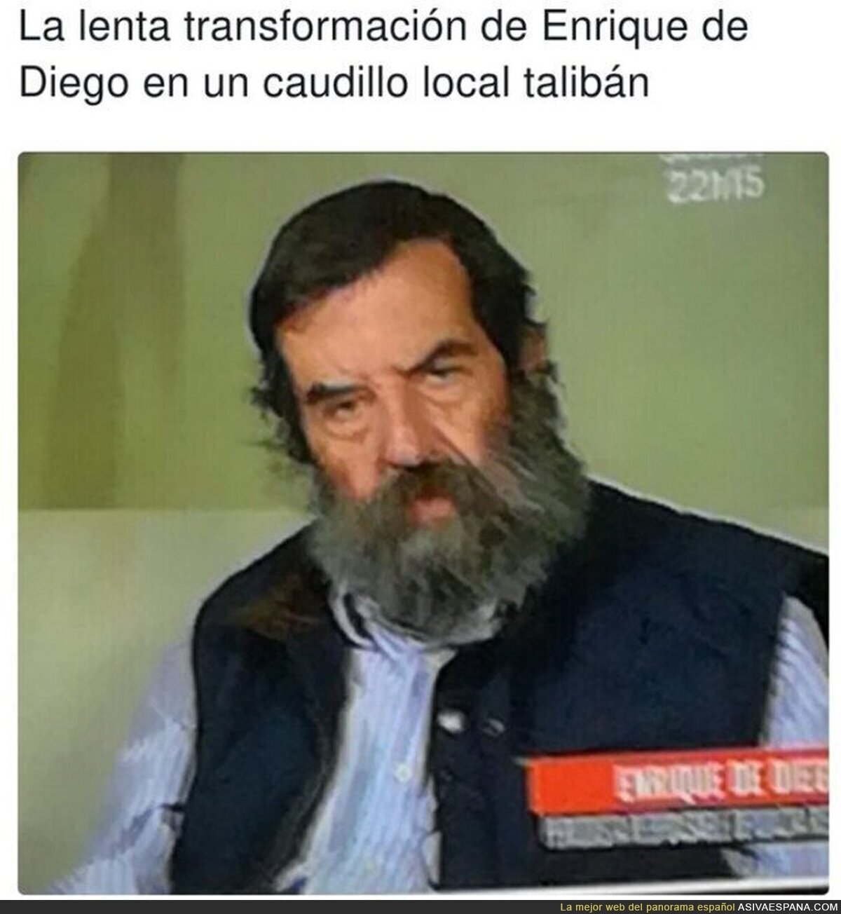 ¿Pero qué le ha pasado a este hombre?