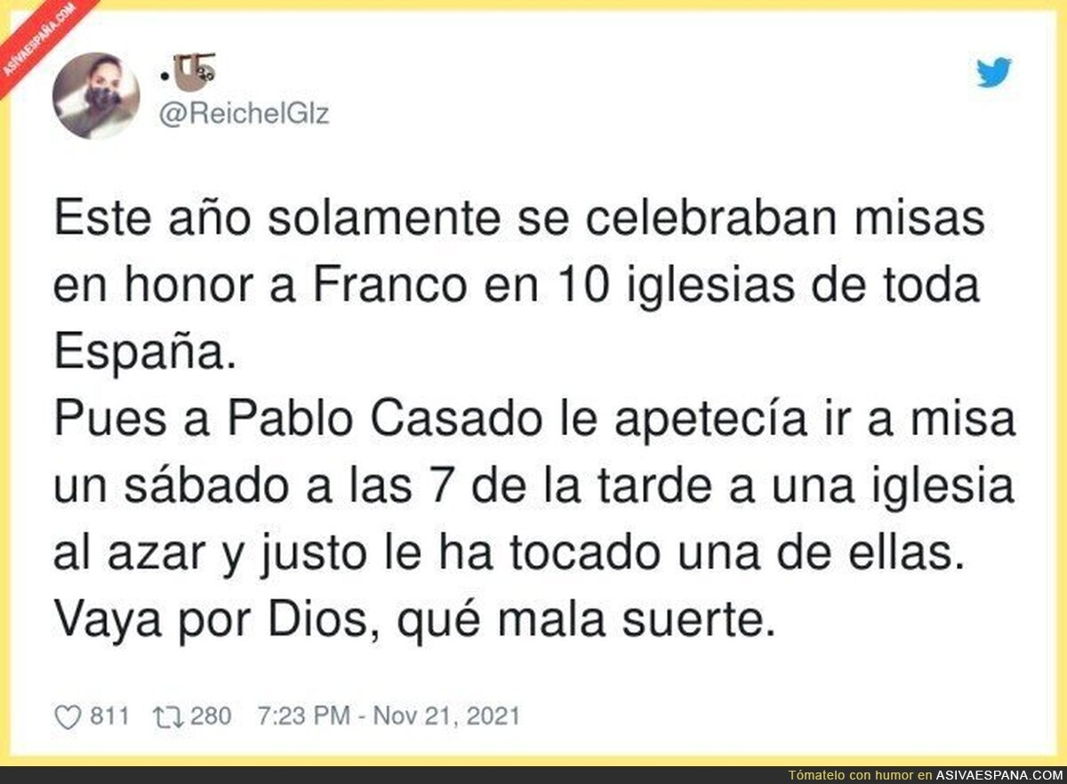 Las casualidades de Pablo Casado