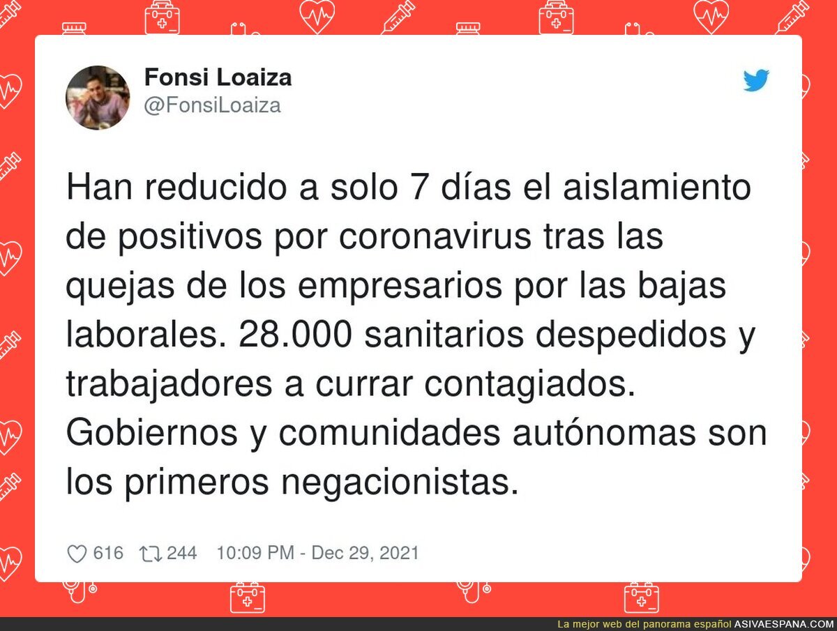 La economía por delante de la salud