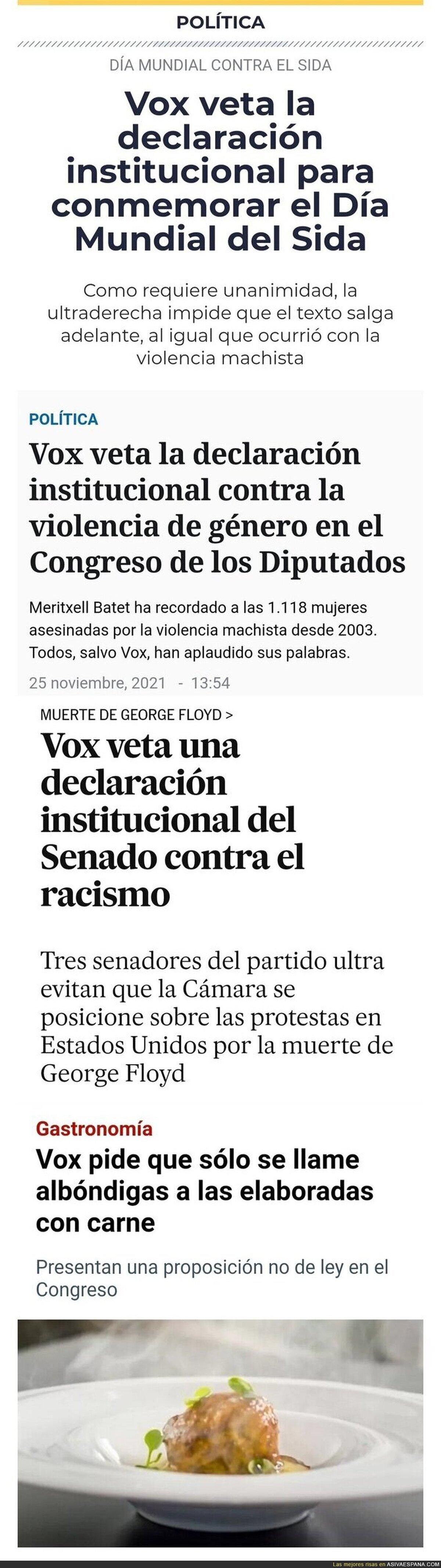 La única función de VOX es vetar propuestas y todas estas noticias lo confirman